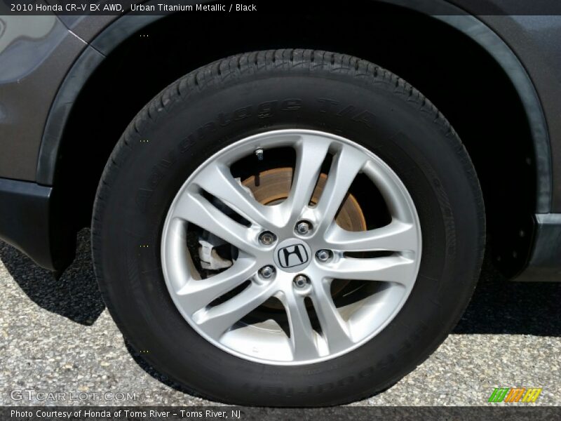 Urban Titanium Metallic / Black 2010 Honda CR-V EX AWD