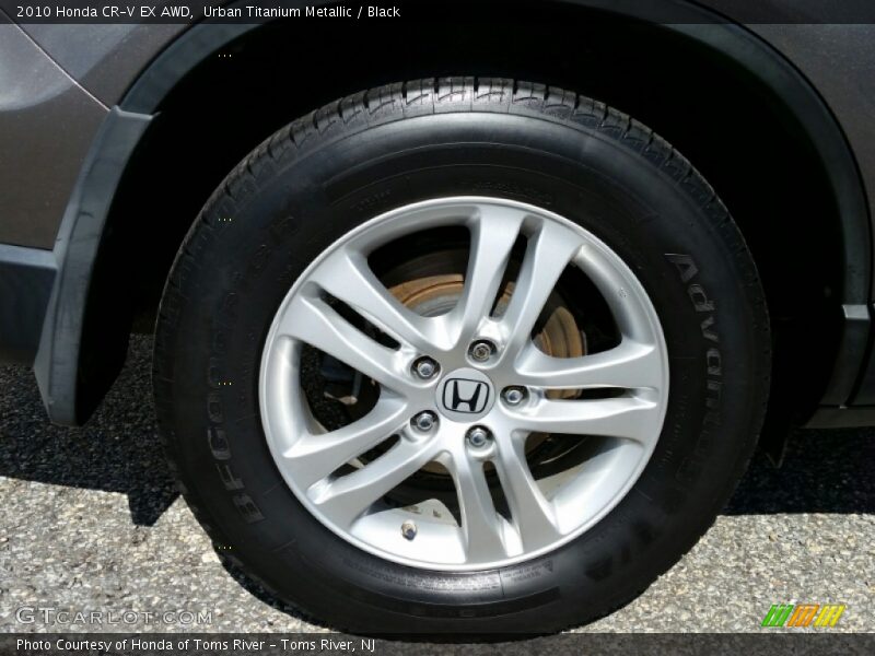 Urban Titanium Metallic / Black 2010 Honda CR-V EX AWD