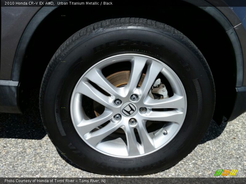 Urban Titanium Metallic / Black 2010 Honda CR-V EX AWD