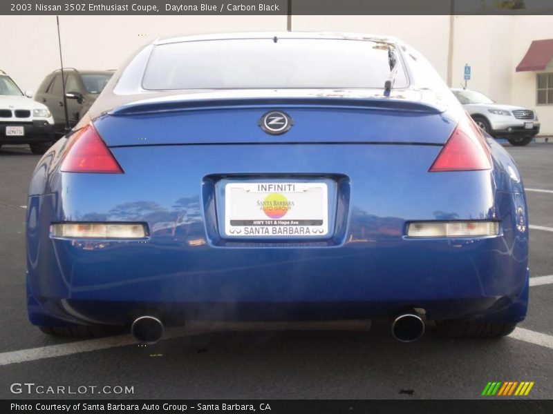 Daytona Blue / Carbon Black 2003 Nissan 350Z Enthusiast Coupe
