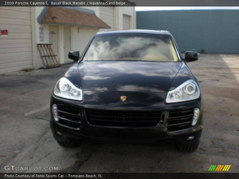 Basalt Black Metallic / Havanna/Sand Beige 2009 Porsche Cayenne S