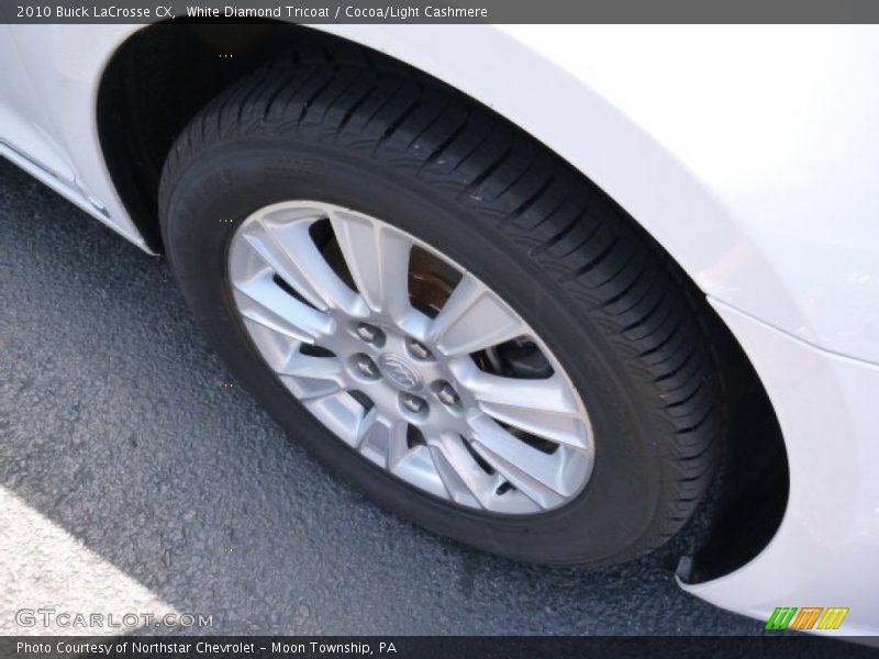 White Diamond Tricoat / Cocoa/Light Cashmere 2010 Buick LaCrosse CX