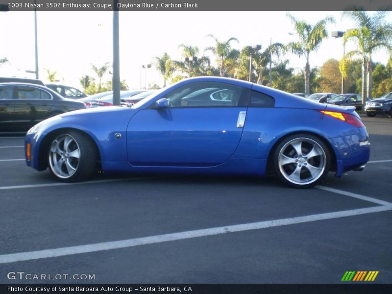 Daytona Blue / Carbon Black 2003 Nissan 350Z Enthusiast Coupe