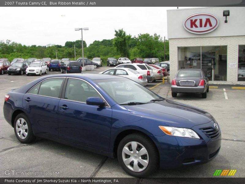 Blue Ribbon Metallic / Ash 2007 Toyota Camry CE