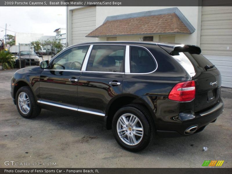 Basalt Black Metallic / Havanna/Sand Beige 2009 Porsche Cayenne S