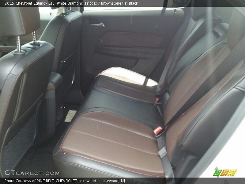 White Diamond Tricoat / Brownstone/Jet Black 2015 Chevrolet Equinox LT