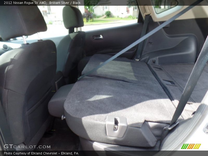 Brilliant Silver / Black 2012 Nissan Rogue SV AWD