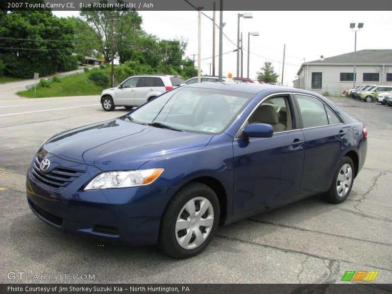 Blue Ribbon Metallic / Ash 2007 Toyota Camry CE