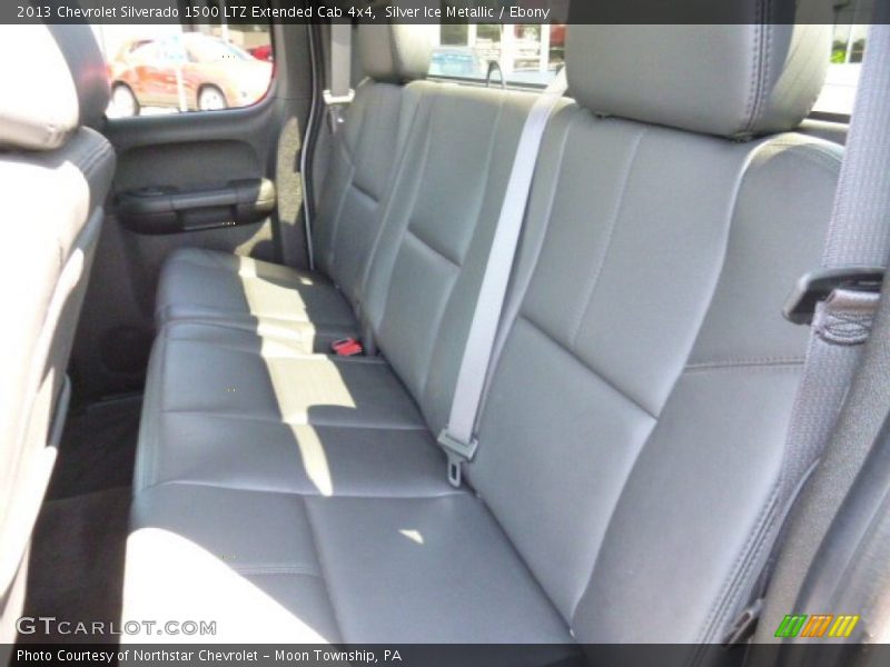 Silver Ice Metallic / Ebony 2013 Chevrolet Silverado 1500 LTZ Extended Cab 4x4