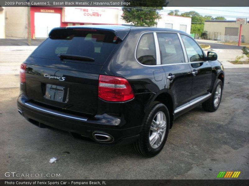 Basalt Black Metallic / Havanna/Sand Beige 2009 Porsche Cayenne S