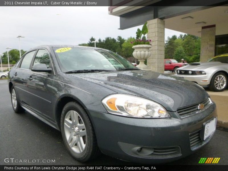 Cyber Gray Metallic / Ebony 2011 Chevrolet Impala LT