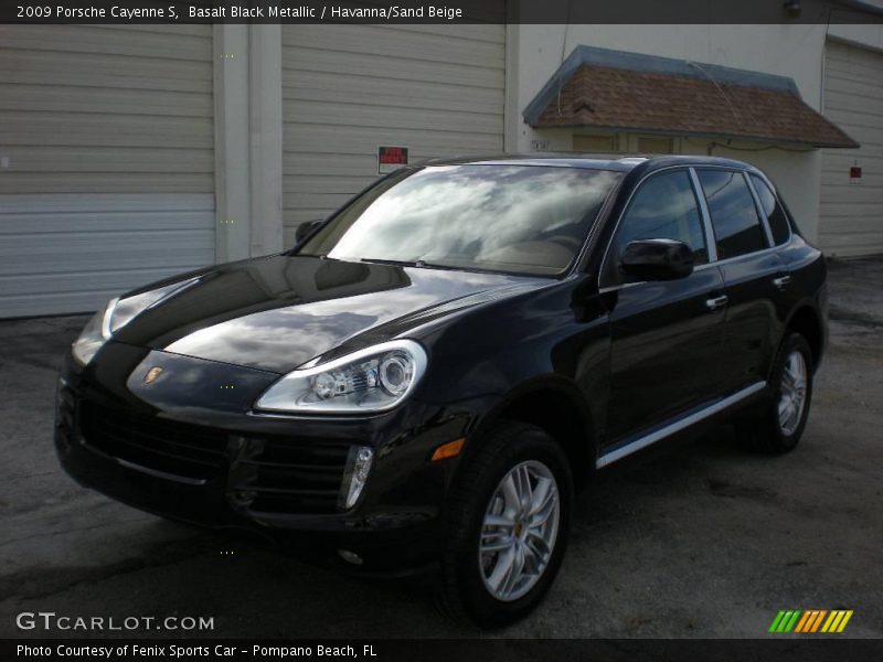 Basalt Black Metallic / Havanna/Sand Beige 2009 Porsche Cayenne S
