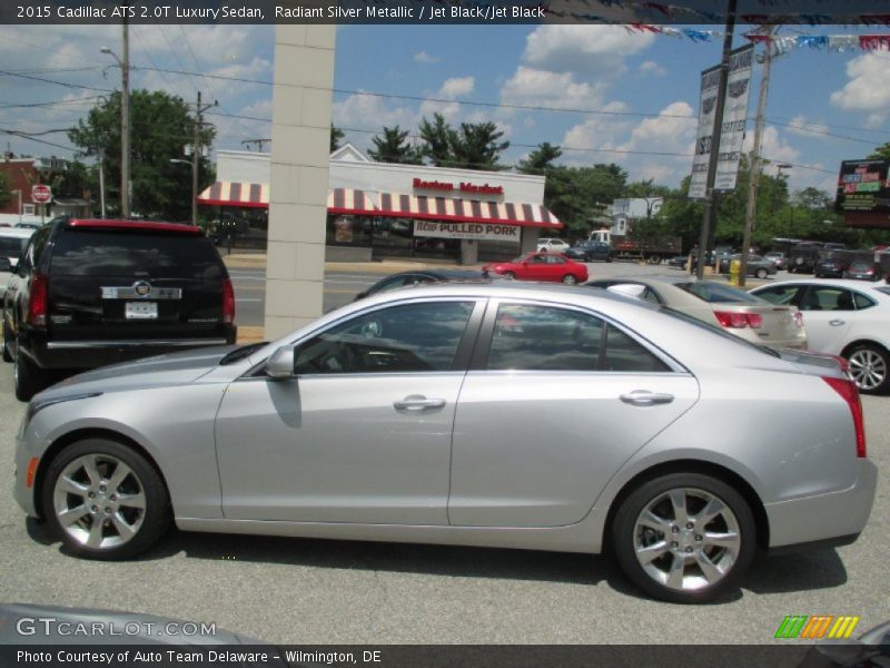 Radiant Silver Metallic / Jet Black/Jet Black 2015 Cadillac ATS 2.0T Luxury Sedan