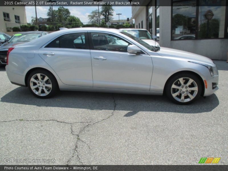 Radiant Silver Metallic / Jet Black/Jet Black 2015 Cadillac ATS 2.0T Luxury Sedan