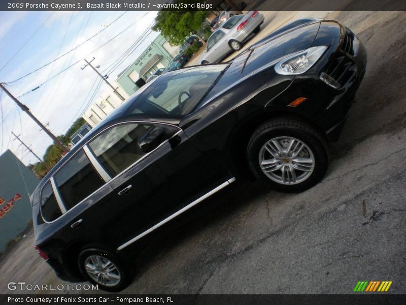 Basalt Black Metallic / Havanna/Sand Beige 2009 Porsche Cayenne S