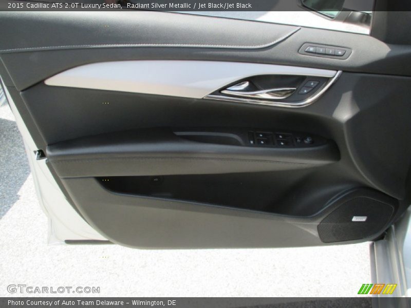 Radiant Silver Metallic / Jet Black/Jet Black 2015 Cadillac ATS 2.0T Luxury Sedan