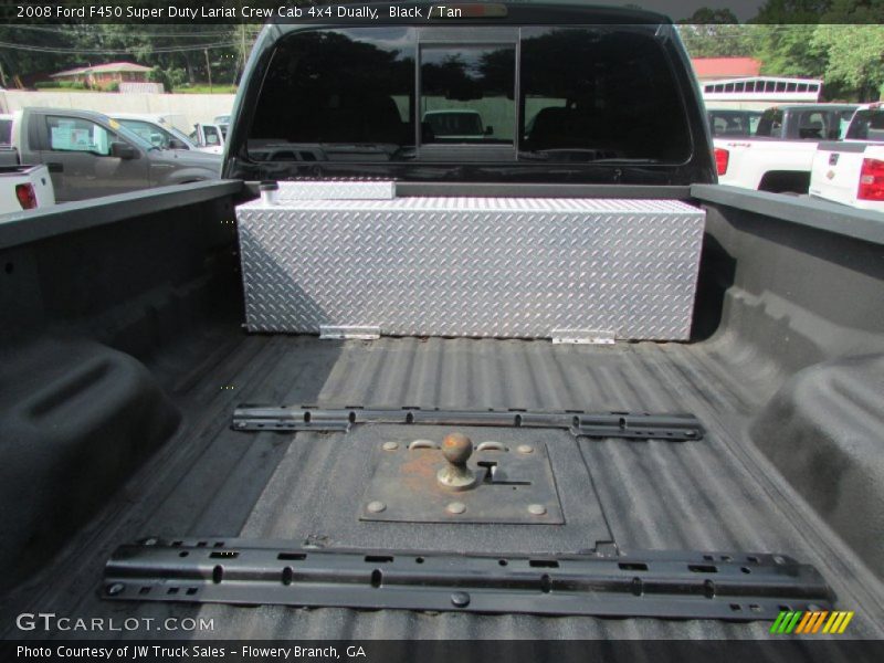 Black / Tan 2008 Ford F450 Super Duty Lariat Crew Cab 4x4 Dually