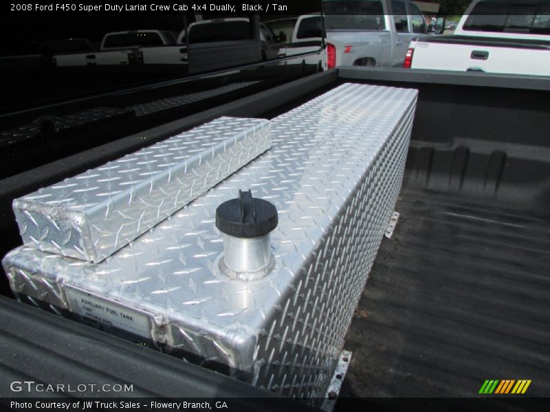 Black / Tan 2008 Ford F450 Super Duty Lariat Crew Cab 4x4 Dually
