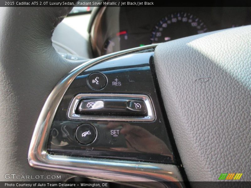 Radiant Silver Metallic / Jet Black/Jet Black 2015 Cadillac ATS 2.0T Luxury Sedan