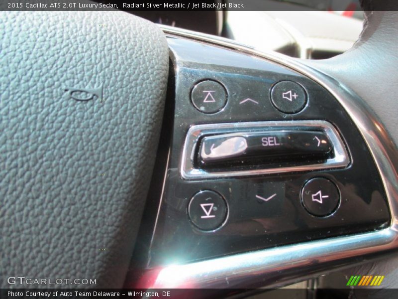 Radiant Silver Metallic / Jet Black/Jet Black 2015 Cadillac ATS 2.0T Luxury Sedan