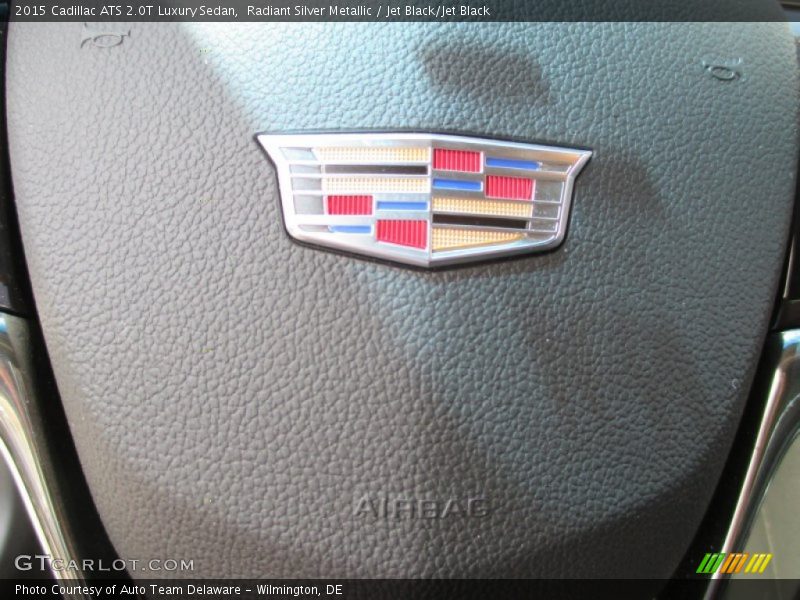 Radiant Silver Metallic / Jet Black/Jet Black 2015 Cadillac ATS 2.0T Luxury Sedan