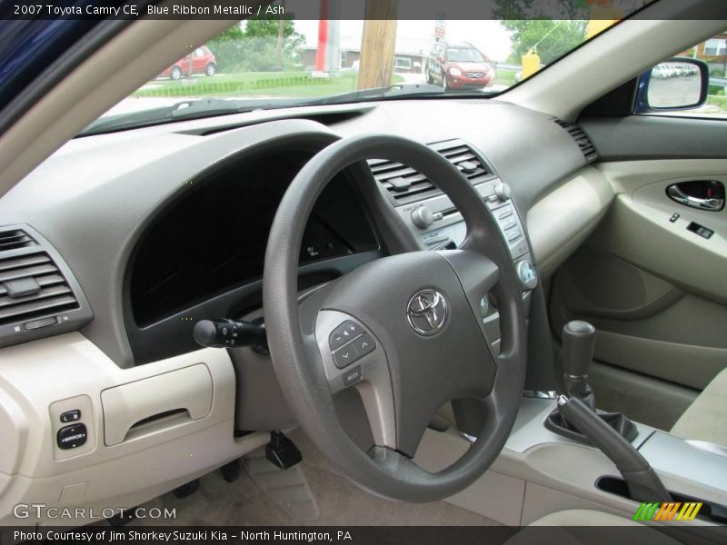 Blue Ribbon Metallic / Ash 2007 Toyota Camry CE