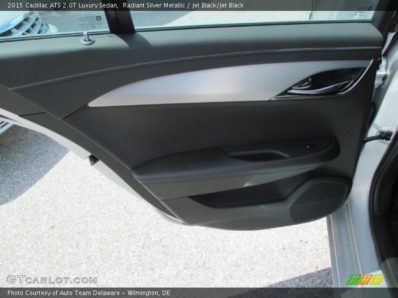 Radiant Silver Metallic / Jet Black/Jet Black 2015 Cadillac ATS 2.0T Luxury Sedan