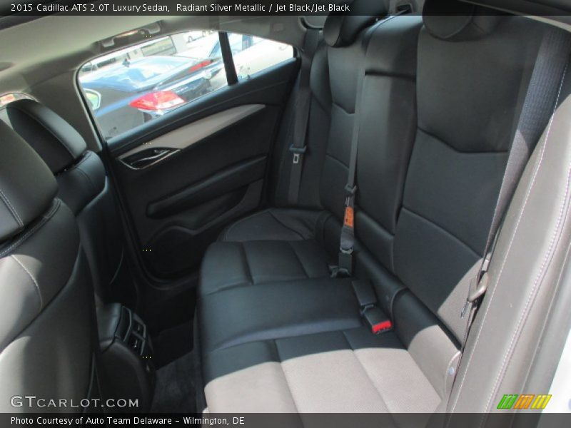 Radiant Silver Metallic / Jet Black/Jet Black 2015 Cadillac ATS 2.0T Luxury Sedan