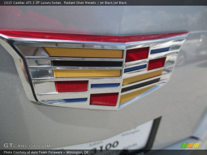 Radiant Silver Metallic / Jet Black/Jet Black 2015 Cadillac ATS 2.0T Luxury Sedan