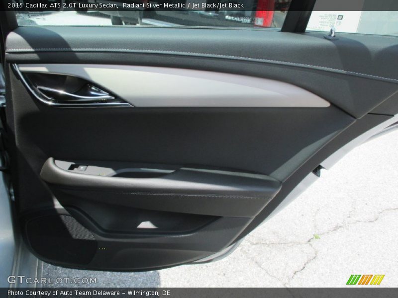 Radiant Silver Metallic / Jet Black/Jet Black 2015 Cadillac ATS 2.0T Luxury Sedan