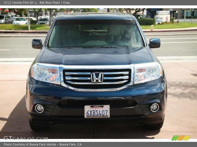 Bali Blue Pearl / Gray 2012 Honda Pilot EX-L