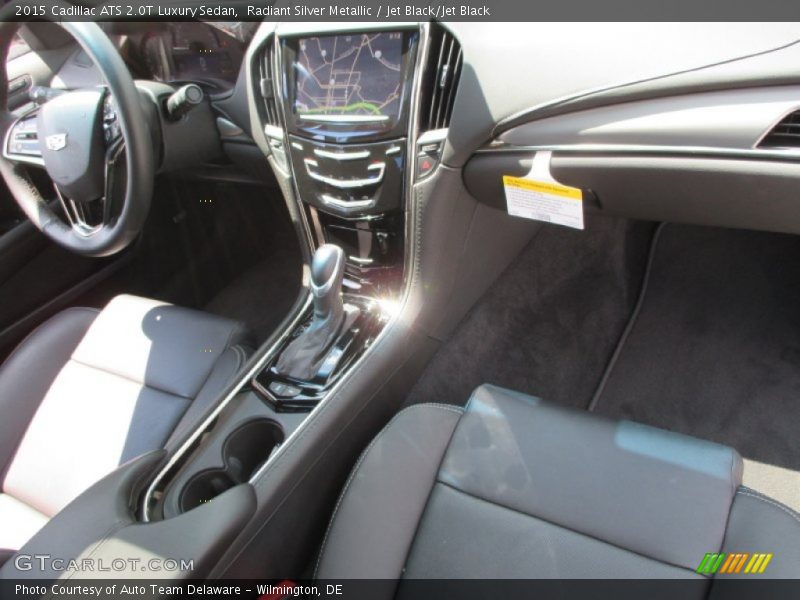 Radiant Silver Metallic / Jet Black/Jet Black 2015 Cadillac ATS 2.0T Luxury Sedan