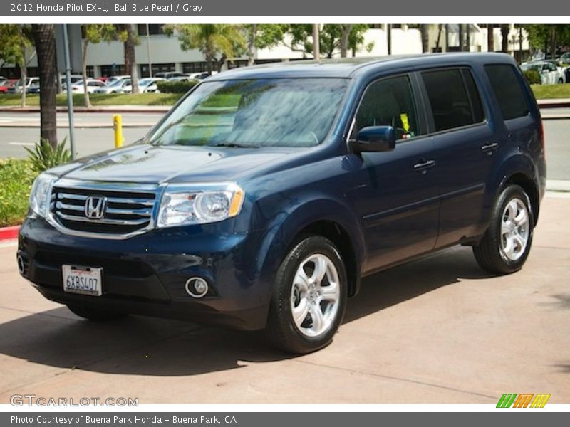 Bali Blue Pearl / Gray 2012 Honda Pilot EX-L