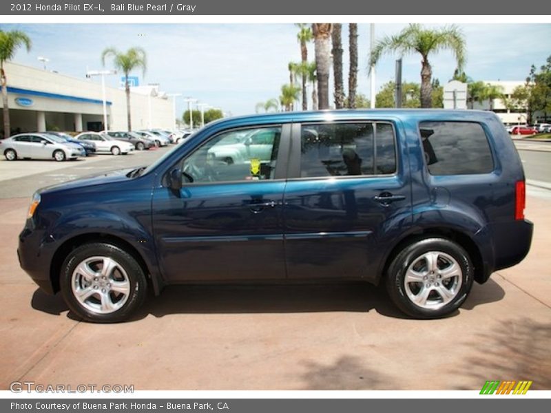 Bali Blue Pearl / Gray 2012 Honda Pilot EX-L