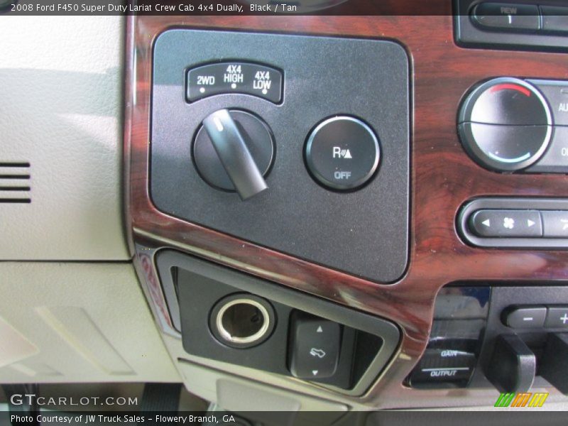 Black / Tan 2008 Ford F450 Super Duty Lariat Crew Cab 4x4 Dually