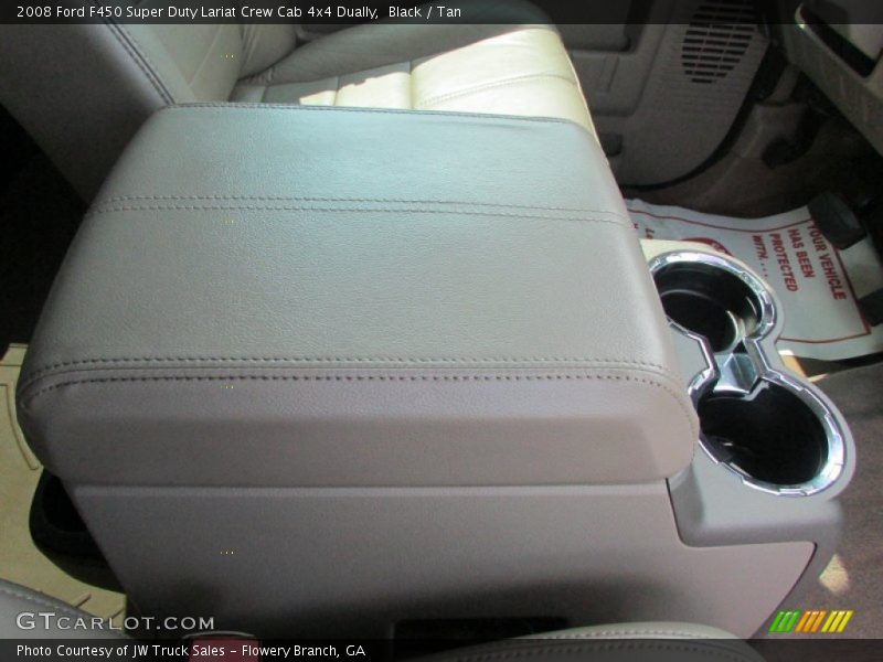 Black / Tan 2008 Ford F450 Super Duty Lariat Crew Cab 4x4 Dually
