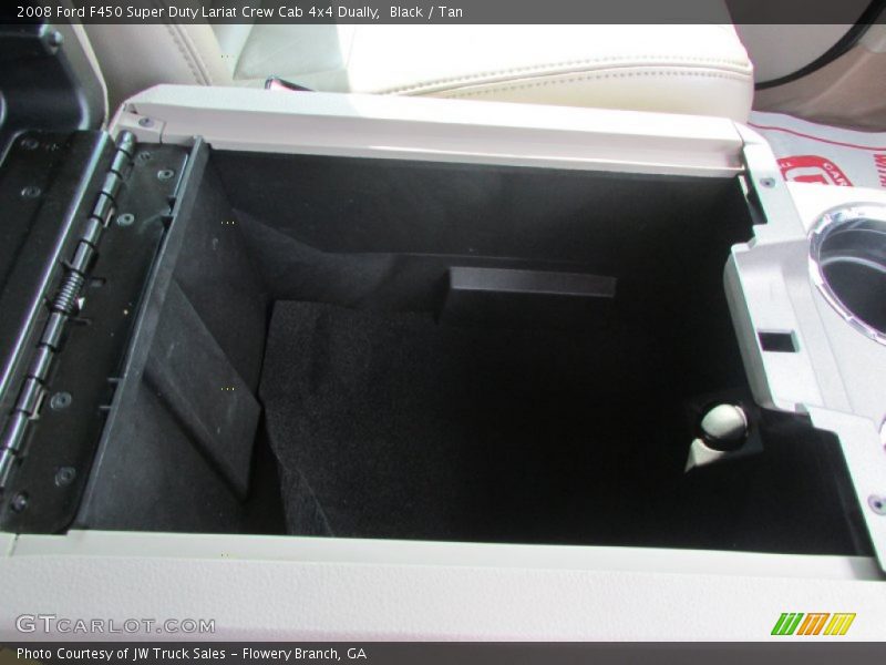 Black / Tan 2008 Ford F450 Super Duty Lariat Crew Cab 4x4 Dually