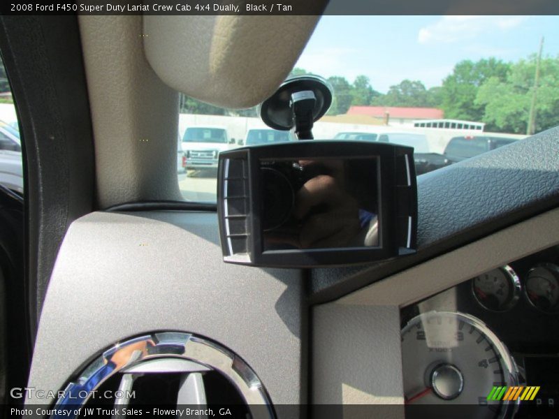 Black / Tan 2008 Ford F450 Super Duty Lariat Crew Cab 4x4 Dually