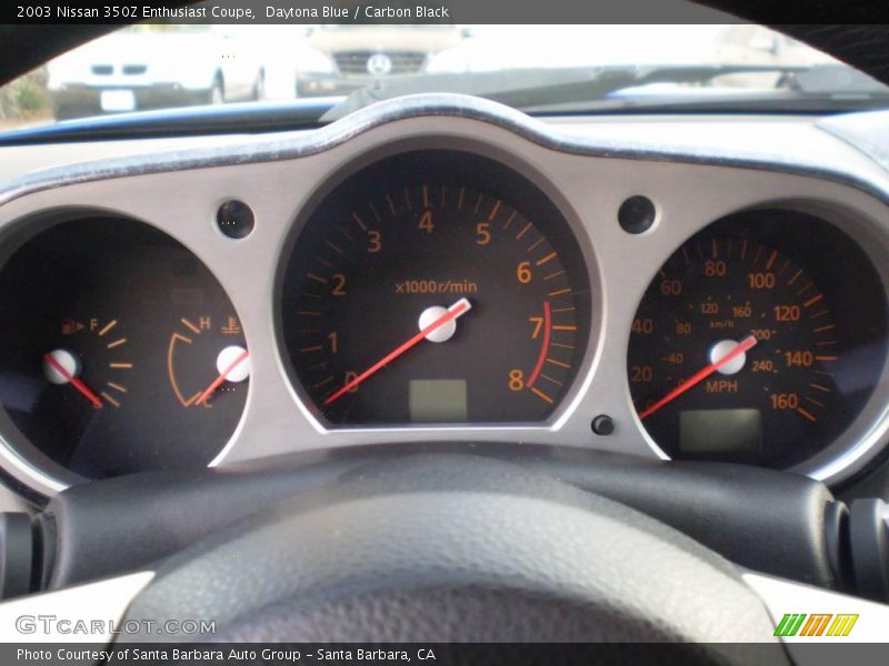 Daytona Blue / Carbon Black 2003 Nissan 350Z Enthusiast Coupe