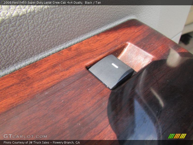 Black / Tan 2008 Ford F450 Super Duty Lariat Crew Cab 4x4 Dually