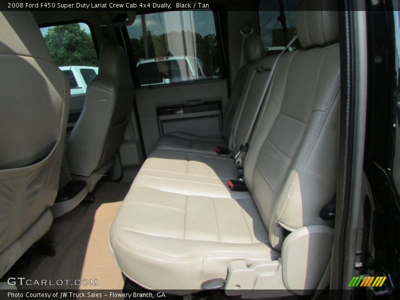 Black / Tan 2008 Ford F450 Super Duty Lariat Crew Cab 4x4 Dually