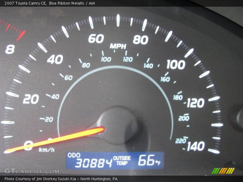 Blue Ribbon Metallic / Ash 2007 Toyota Camry CE