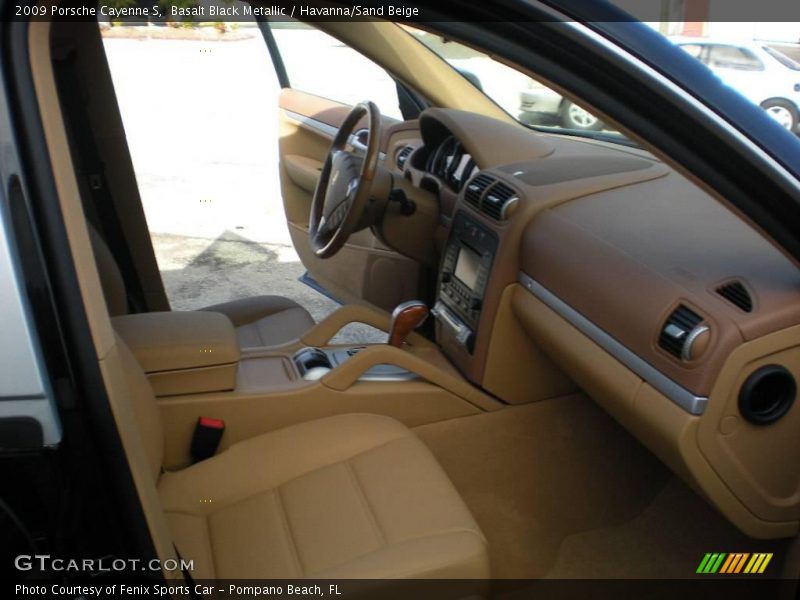Basalt Black Metallic / Havanna/Sand Beige 2009 Porsche Cayenne S