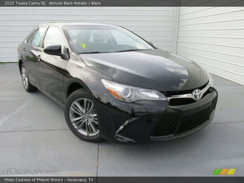 Attitude Black Metallic / Black 2015 Toyota Camry SE