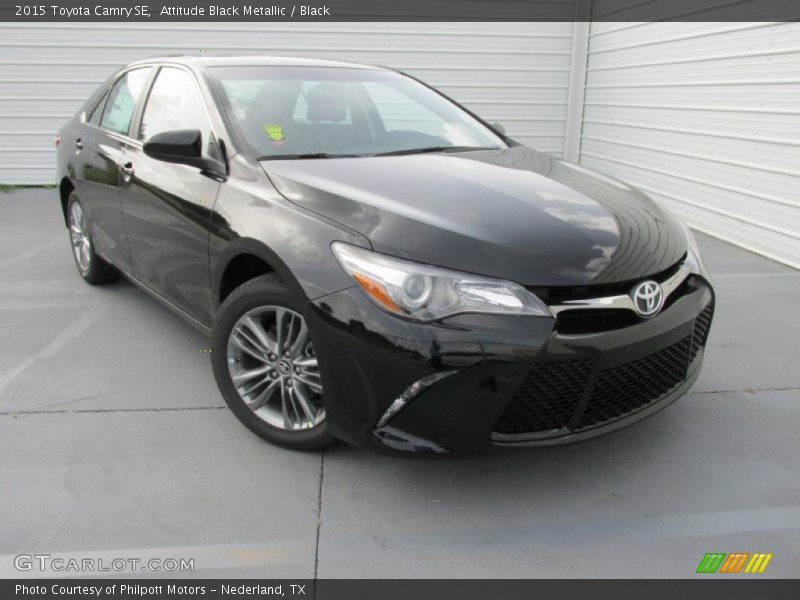 Attitude Black Metallic / Black 2015 Toyota Camry SE