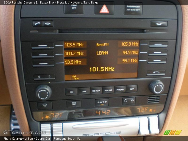 Basalt Black Metallic / Havanna/Sand Beige 2009 Porsche Cayenne S
