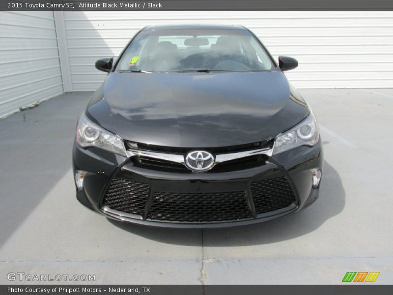 Attitude Black Metallic / Black 2015 Toyota Camry SE