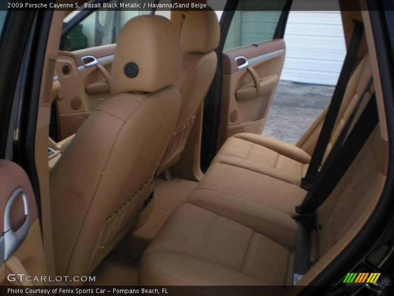 Basalt Black Metallic / Havanna/Sand Beige 2009 Porsche Cayenne S
