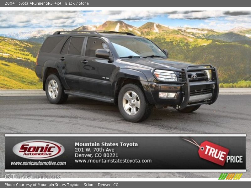 Black / Stone 2004 Toyota 4Runner SR5 4x4
