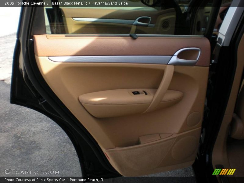 Basalt Black Metallic / Havanna/Sand Beige 2009 Porsche Cayenne S
